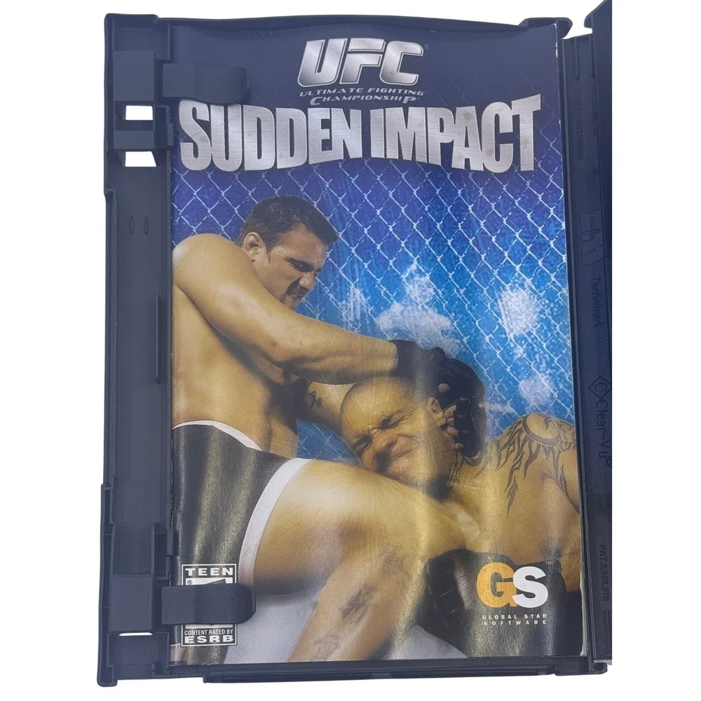 UFC Sudden Impact Sony PlayStation 2 PS2 Fighting Game 2004 Mixed Martial Arts